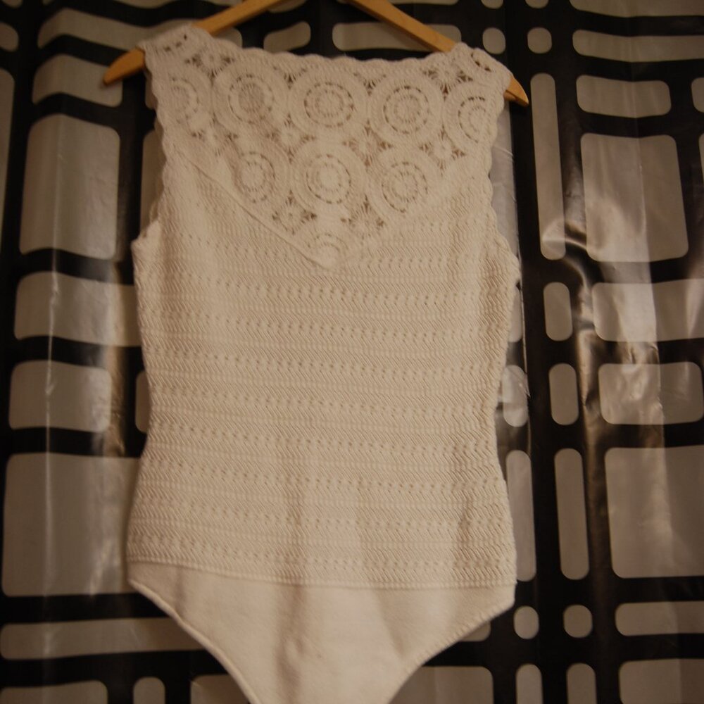 Abercrombie & Fitch Crocheted Body Suit NWT